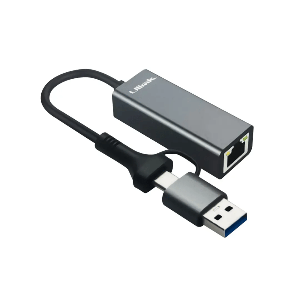 Adaptador Red Gigabit USB-C/USB-A Ulink UL-GBUSBCA