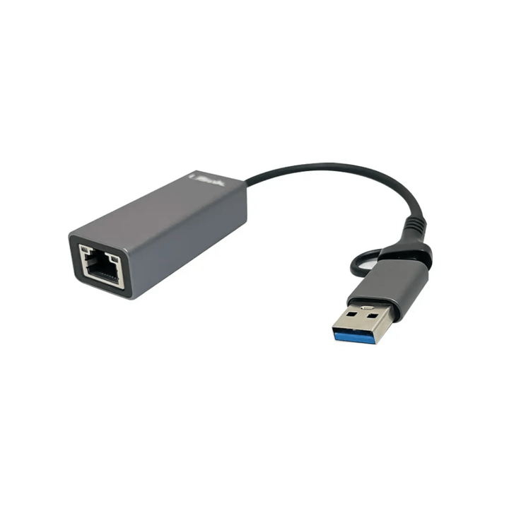 Adaptador Red Gigabit USB-C/USB-A Ulink UL-GBUSBCA