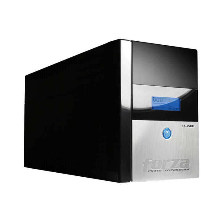 UPS Forza 1500VA/840W FX-1500LCD-C (6 Tomas 220V, LCD, Red, Protege Estaciones de Trabajo y POS)