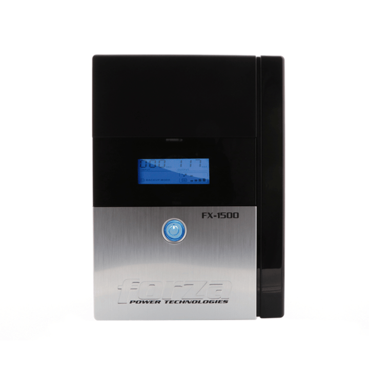UPS Forza 1500VA/840W FX-1500LCD-C (6 Tomas 220V, LCD, Red, Protege Estaciones de Trabajo y POS)