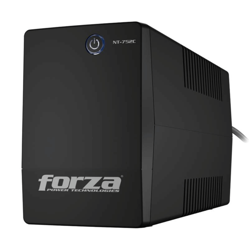 UPS Forza NT-752C 750VA/375W (4 Tomas 220V, USB, Protección ante Cortes y Variaciones de Voltaje) — Protege tu PC, Notebook o All in One