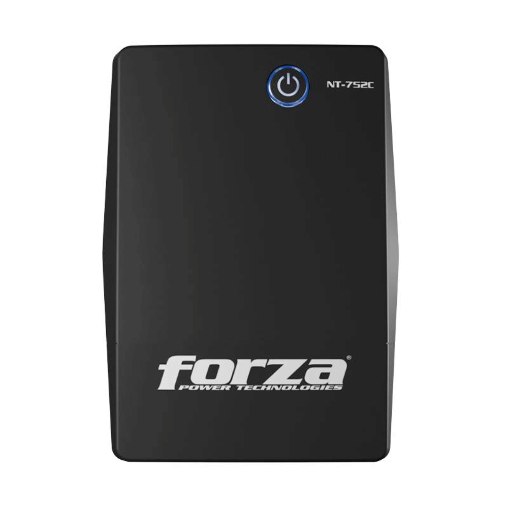UPS Forza NT-752C 750VA/375W (4 Tomas 220V, USB, Protección ante Cortes y Variaciones de Voltaje) — Protege tu PC, Notebook o All in One