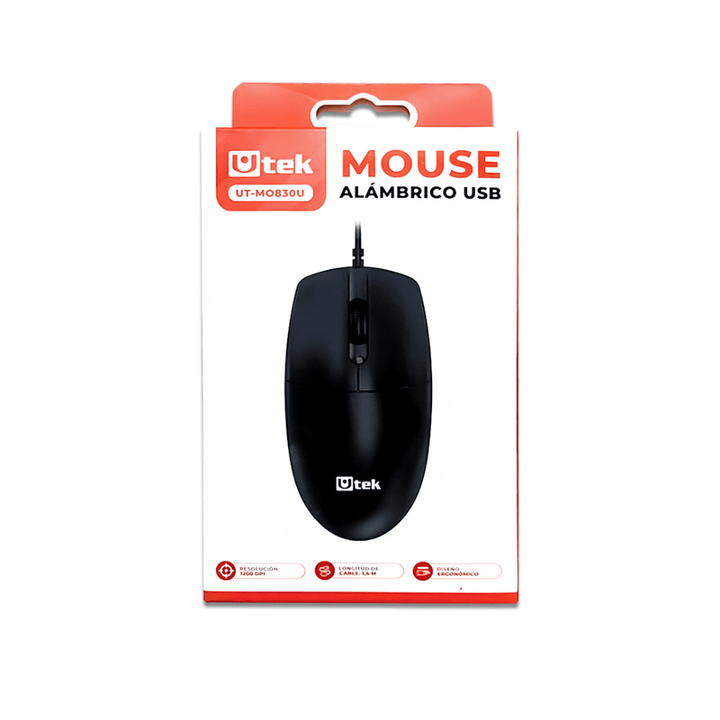 Mouse USB Utek UT-MO830U