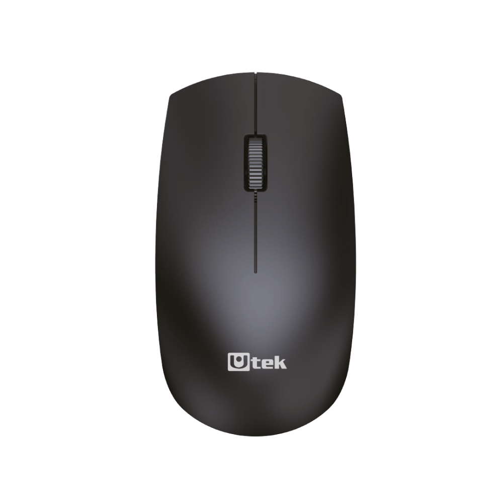 Mouse Wireless Utek UT-MOW130 (2.4GHz, 1200dpi, Silencioso, Negro)