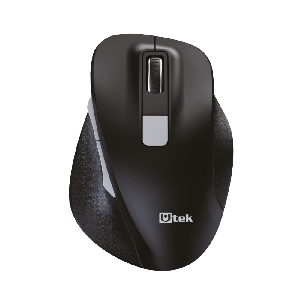 Mouse Wireless 2.4GHz 1600dpi 6 Botones Utek UT-MOW366 Negro
