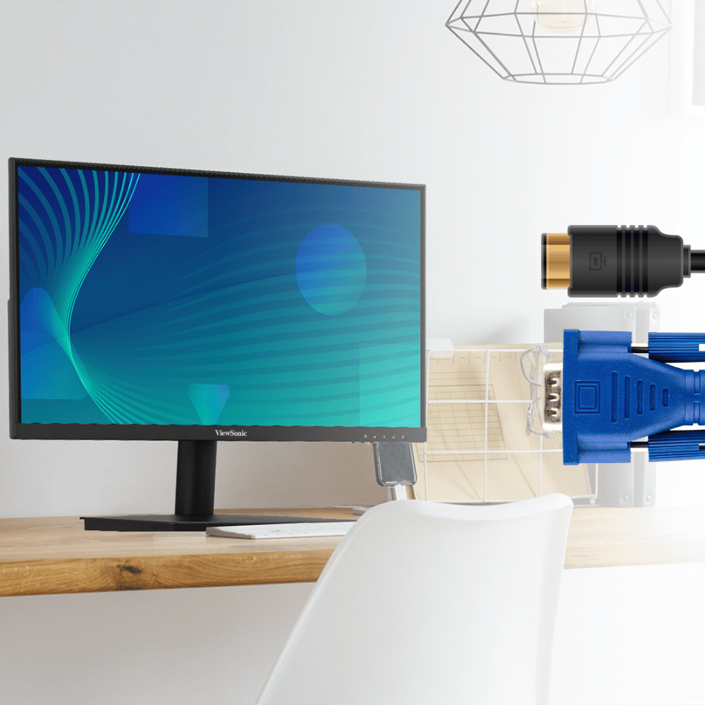Monitor 22" ViewSonic VA220A-H (Full HD, VA, 120Hz, 1ms, HDMI, VGA, VESA) Nuevo