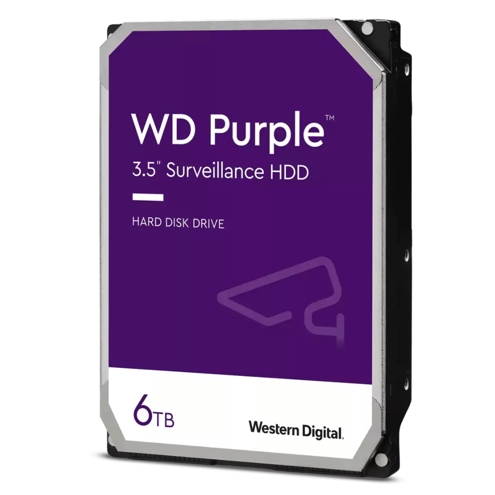 Disco Duro 3.5" 6TB SATA WD Purple WD64PURZ (Vigilancia, 7×24h)