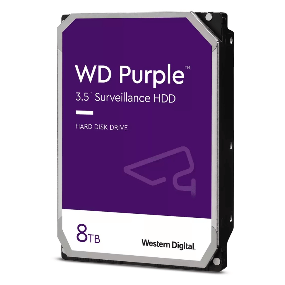 Disco Duro 3.5" 8TB SATA WD Purple WD85PURZ (Vigilancia, 7×24h)