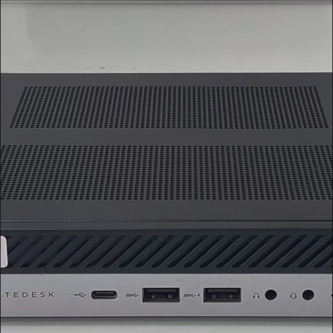 PC Tiny HP EliteDesk 800 G3 (Intel Core i5 de 7° Gen, 16GB DDR4, 256GB SSD, Windows 11 Pro) Reacondicionado