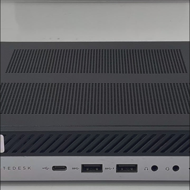 PC Tiny HP EliteDesk 800 G3 (Intel Core i5 de 7° Gen, 16GB DDR4, 256GB SSD, Windows 11 Pro) Reacondicionado