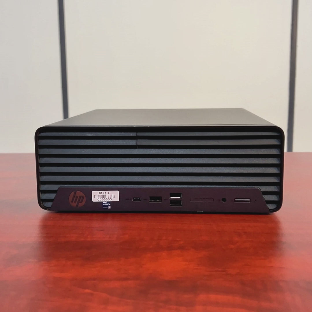 PC HP Pro 400 G9 SFF (Intel Core i7 de 12° Gen, 16GB DDR4, 512GB M.2, Sin Wi-Fi, Windows 11 Pro) Reacondicionado