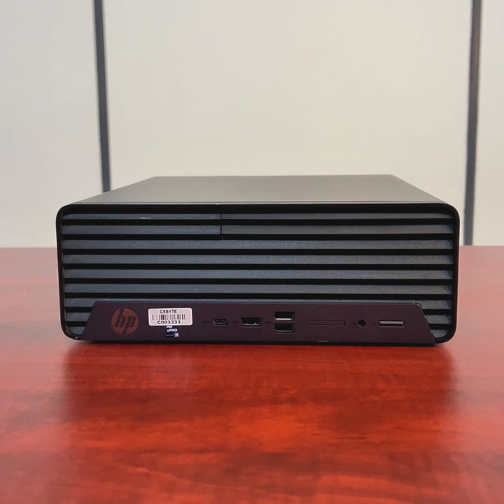 PC HP Pro 400 G9 SFF (Intel Core i7 de 12° Gen, 16GB DDR4, 512GB M.2, Sin Wi-Fi, Windows 11 Pro) Reacondicionado