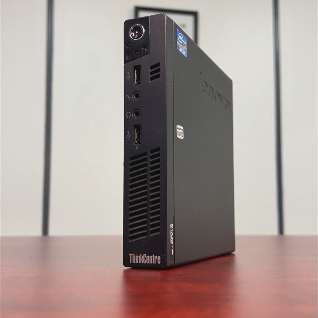 PC Tiny Lenovo ThinkCentre M72e (Core i3 de 2° Generación, 8GB DDR3, 256GB SSD, Sin Sistema Operativo) Reacondicionado