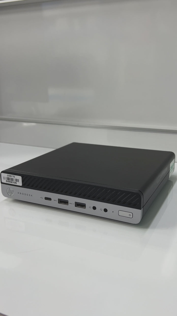 PC Tiny HP ProDesk 600 G5 (Intel Core i7 de 9° Gen, 16GB DDR4, 256GB M.2, con Wi-Fi, Windows 11 Pro) Reacondicionado
