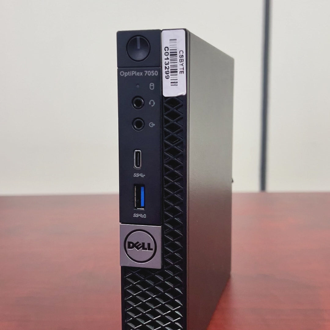 ¡Arma a tu medida! PC Tiny Dell OptiPlex 7050 (Intel Core i5 de 7° Gen, Sin Wi-Fi, Windows 11 Pro) Reacondicionado