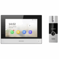Kit Video Portero Hibrido Intercomunicado Hikvision DS-KIS302-P (IP, Wifi)
