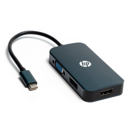 Adaptador USB-C a HDMI-VGA-MINI DP HP CT200