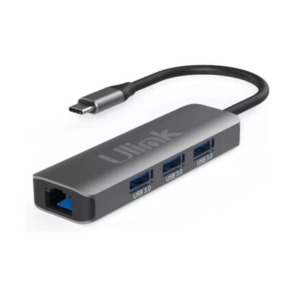 Adaptador USB C a 3xUSB 3.0 / G-Lan U-Link UL-ADC403G