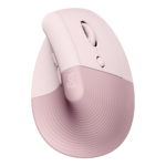 Mouse Logitech Lift Vertical Ergonomic Rose