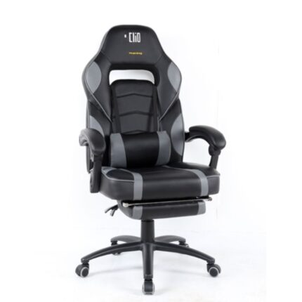 Silla Gamer Clio Racing CLC-528BGA Kaiteki Negro y Gris 140°