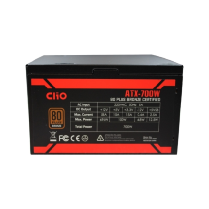 Fuente de Poder Clio ATX-700W Bronze