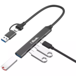 Hub 4 Puertos USB C/A 3.0 Ulink UL-HUBAC204