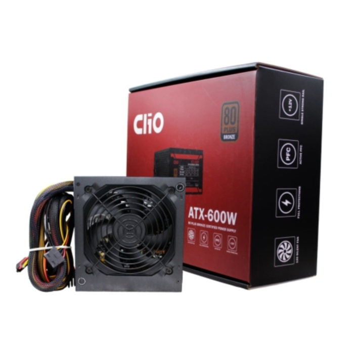 Fuente de Poder Clio ATX-600W Bronze