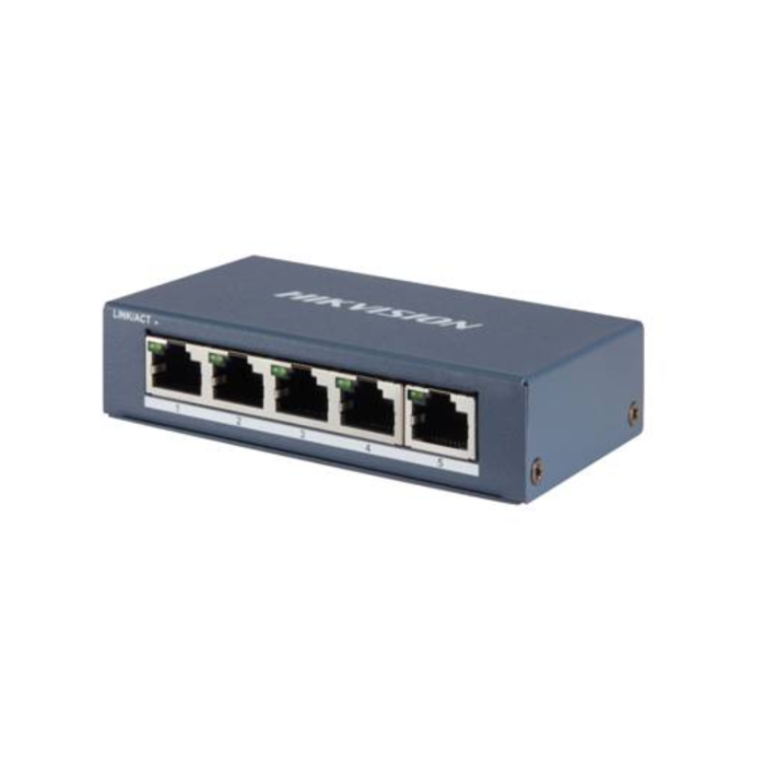 Switch Gigabit 5 Puertos Hikvision DS-3E0505