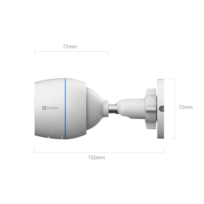 Cámara IP WiFi Ezviz CS-H3C-R100-1K2WFL