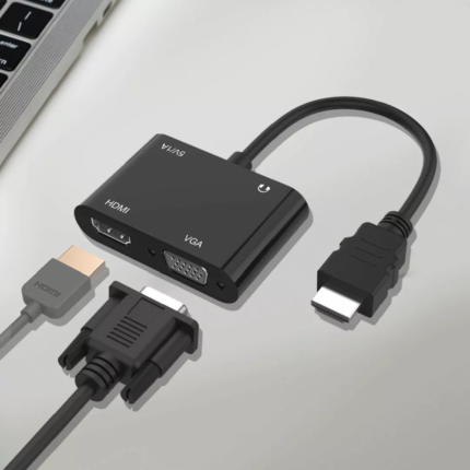 Adaptador HDMI a HDMI+VGA con Audio + Micro USB Ulink UL-CV3500HV