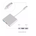 Adaptador USB.C a USB 3.0/HDMI 4K/VGA/USB-C Macro