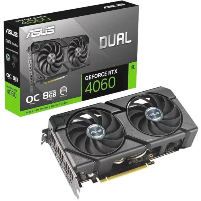 Tarjeta de Video Asus Dual Geforce RTX 4060 EVO OC Edition