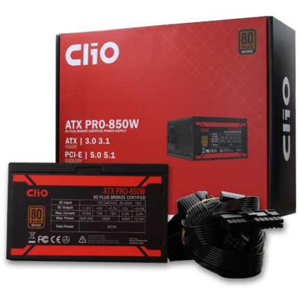 Fuente de Poder Clio ATX-PRO-850W