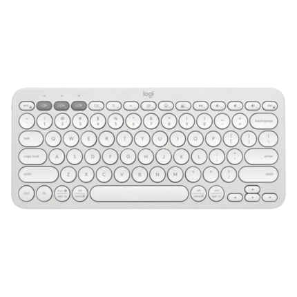 Teclado Logitech Pebble Keys 2 K380S Bluetooth Blanco