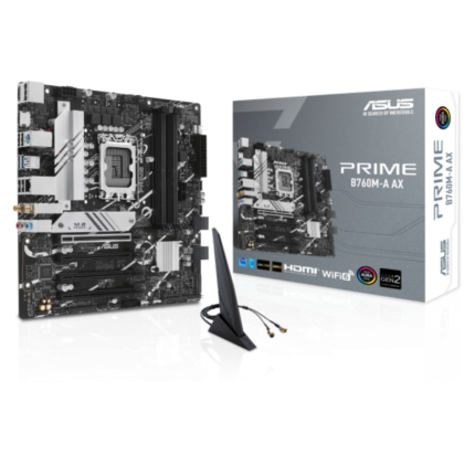 Placa Madre Asus Prime B760M-A AX (S.1700, DDR5, WIFI 6)