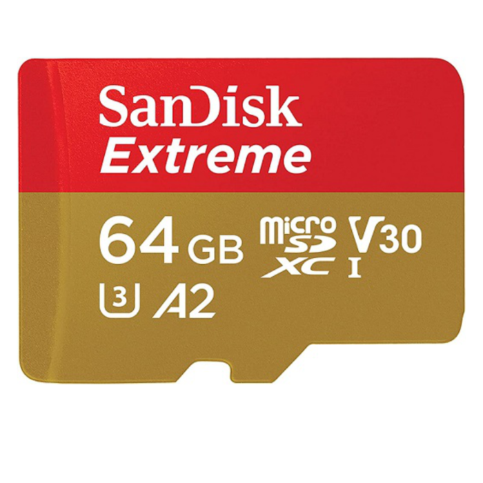 Micro SD SanDisk Extreme microSDXC 64 GB UHS-I (Speed Class 3 / Video Speed Class 30)