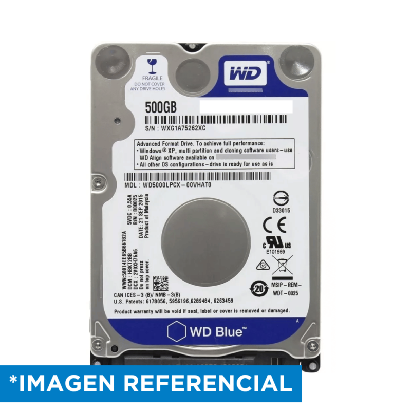 Western Digital 500GB 2,5