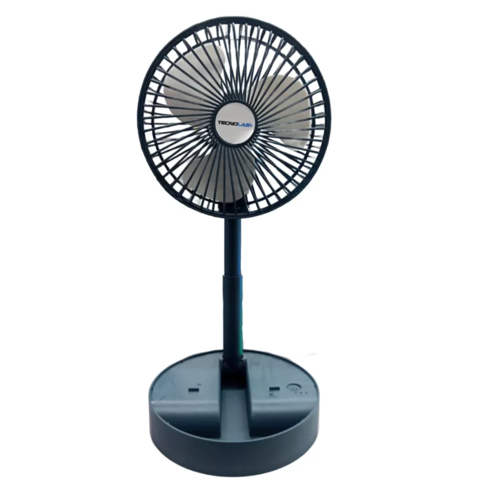 Ventilador Portátil, Tecnolab, TL668, Recargable con Pedestal Green