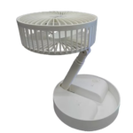 Ventilador Portátil, Tecnolab, TL668, Recargable con Pedestal White