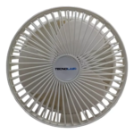 Ventilador Portátil, Tecnolab, TL668, Recargable con Pedestal White