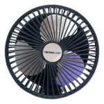 Ventilador Portátil, Tecnolab, TL668, Recargable con Pedestal Green