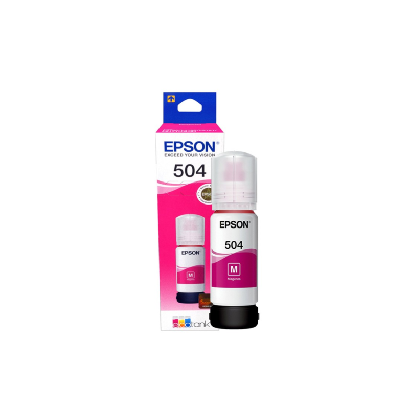 Tinta Epson T504420-AL L4150/L4160 Magenta – Cartucho de tinta magenta original Epson para impresoras L4150/L4160.