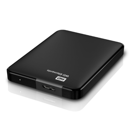 Disco Duro Externo HDD Western Digital Elements 1 TB (USB 3.2 Gen 1/USB 3.0, 2.5", Color Negro)