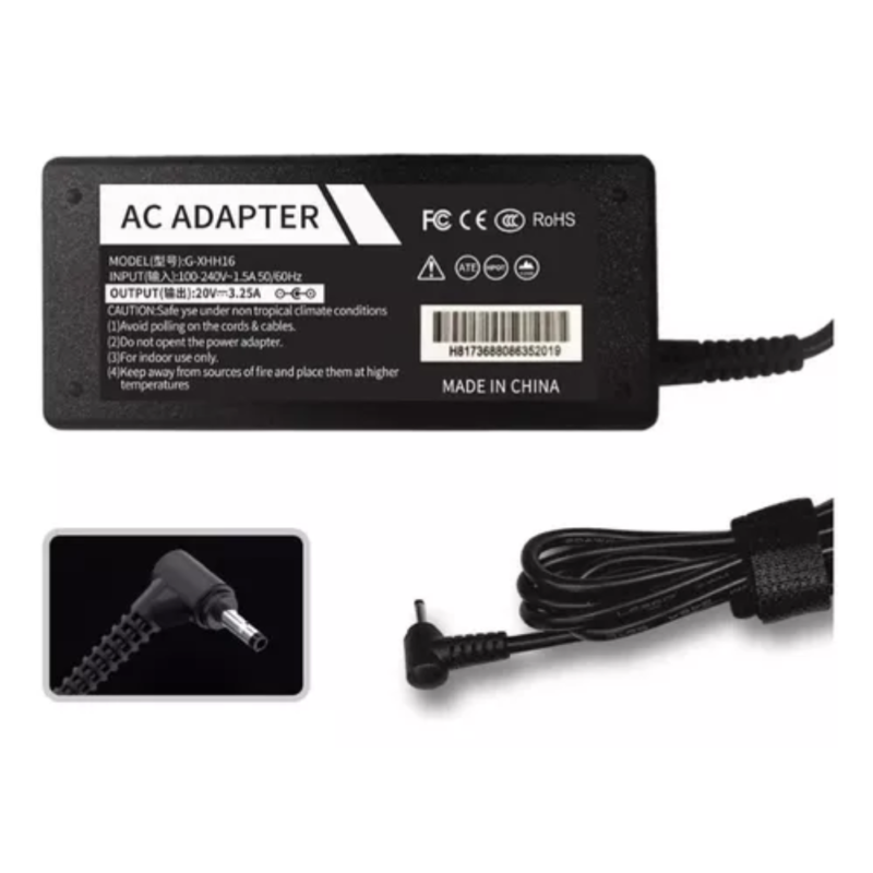 Cargador para Notebook Lenovo Macro CAR0730 (20V, 3.25A, 7.9*5.mm)