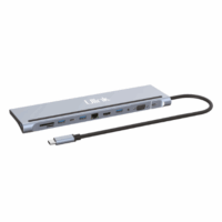 Adaptador USB-C a USB 3.0 + USB 2.0 + HDMI + VGA + SD + LAN + USB-C Ulink UL-ADC121