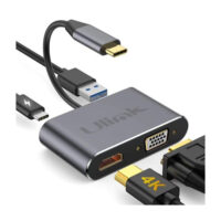 Adaptador Ulink USB-C 4 en 1 UL-ADC404V
