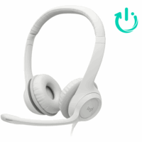 Audífonos con Micrófono Logitech H390 Headset (WHITE)