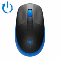 Mouse Logitech M190 Wireless Nuevo (AZUL)