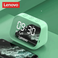Parlante con Reloj Bluetooth Lenovo TS13, batería duradera y estilo moderno en Green