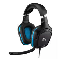 Audífono Gamer Logitech G432/ 7.1 Surround, DTS Headphone:X 2.0, Microfono; Nuevo